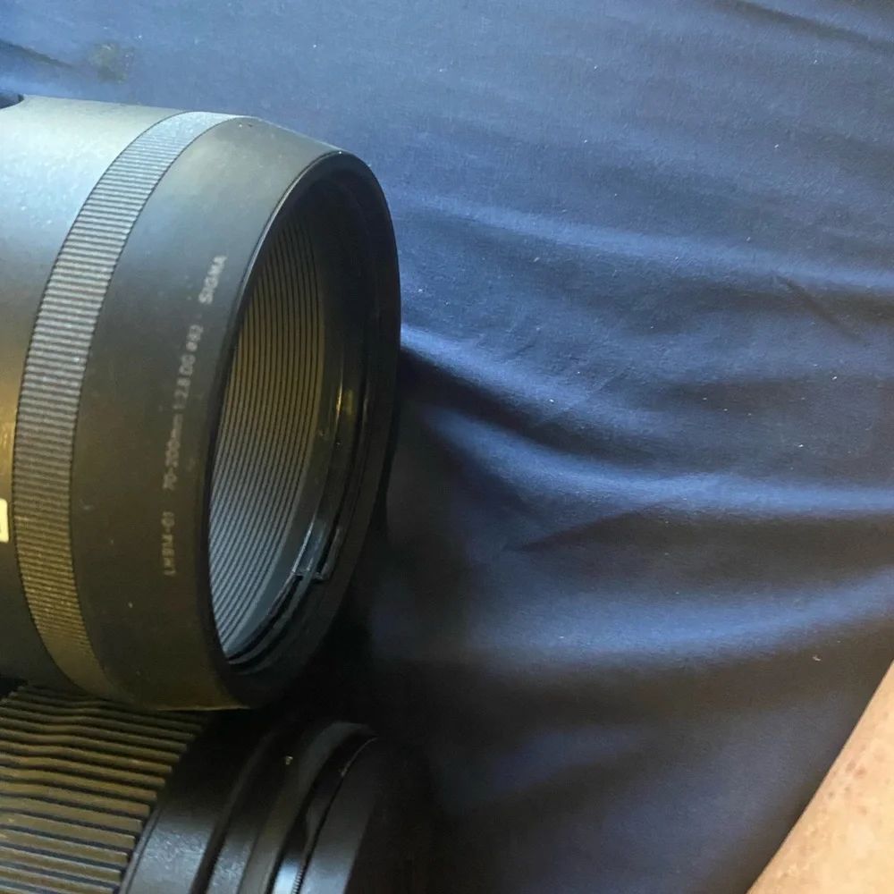 Lens and case for professional digital camera Nikon D850